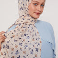 Scattered Floral Cotton Hijab Col 8
