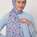 Scattered Floral Cotton Hijab Col 9