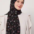 Scattered Floral Cotton Hijab Col 12
