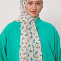 Scattered Floral Cotton Hijab Col 14