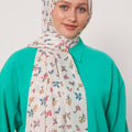 Scattered Floral Cotton Hijab Col 17