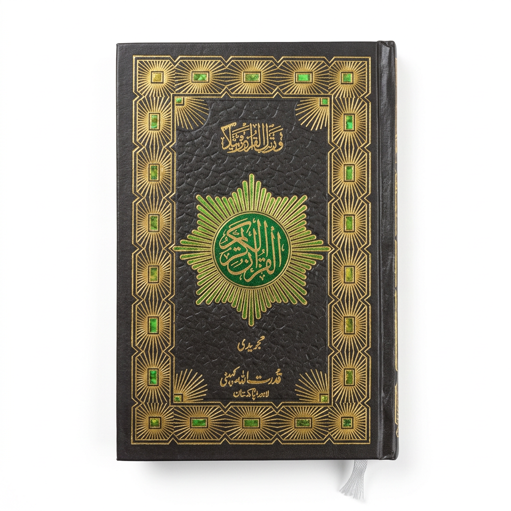 Indo Pak Colour Coded Tajweed Quran 164 - Brown & Green