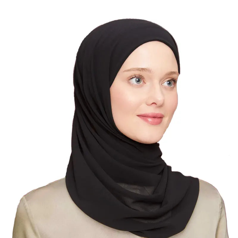 Instant Hijab Black