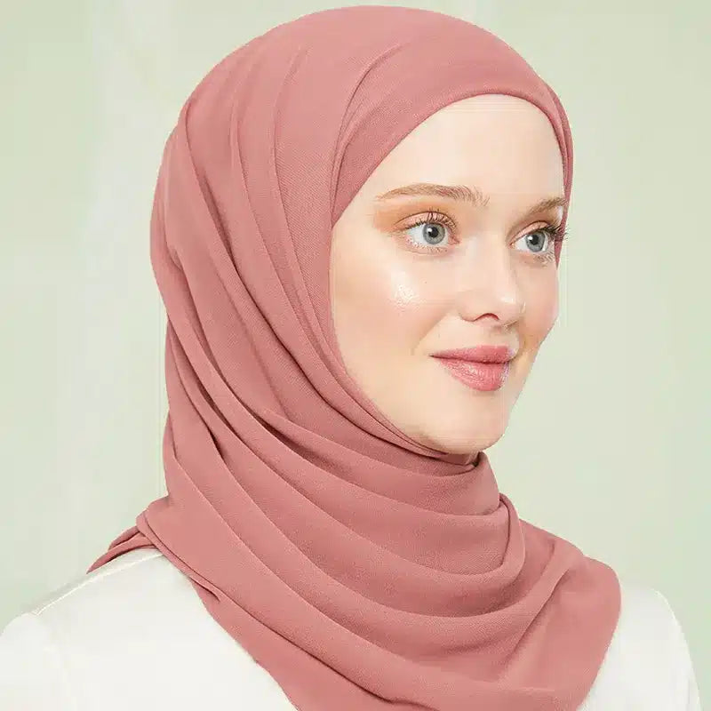 Instant Hijab Blush Red