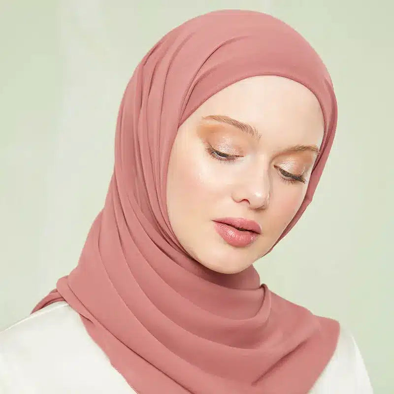 Instant Hijab Blush Red