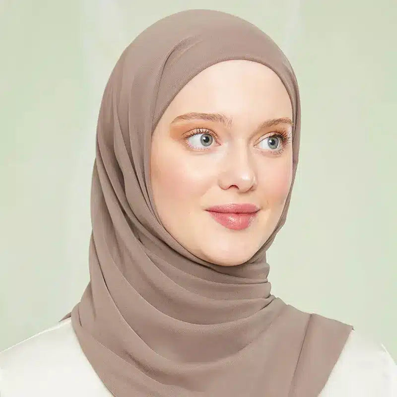Instant Hijab Light Brown