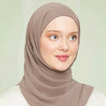 Instant Hijab Light Brown