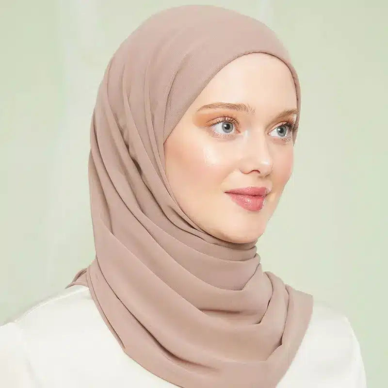 Instant Hijab Light Brown
