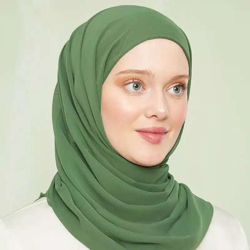 Instant Hijab Olive Green
