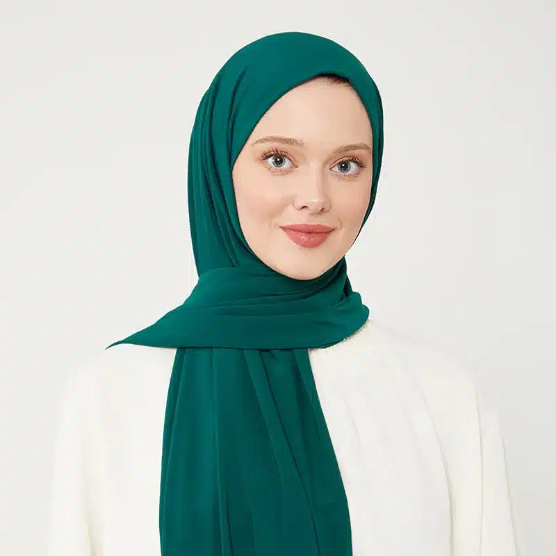 Jersey Hijab Bottle Green