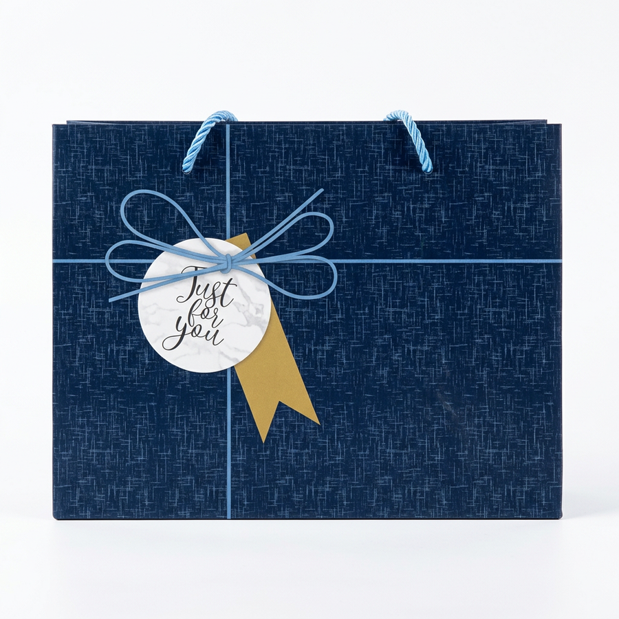 Just For You Gift Bag Navy - Small