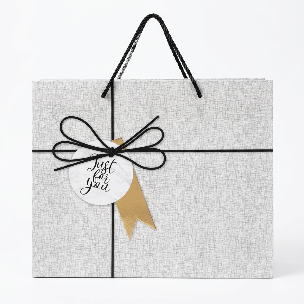 Just For You Gift Bag White - Medium