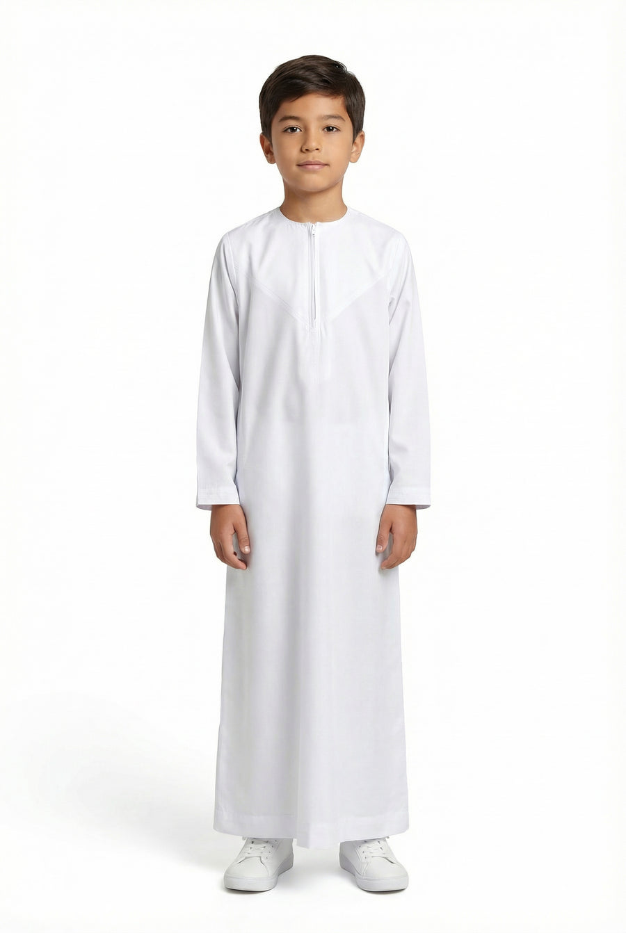 Boys Omani Thobe White 101 Col 18
