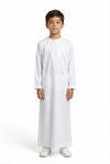 Boys Omani Thobe White 101 Col 18