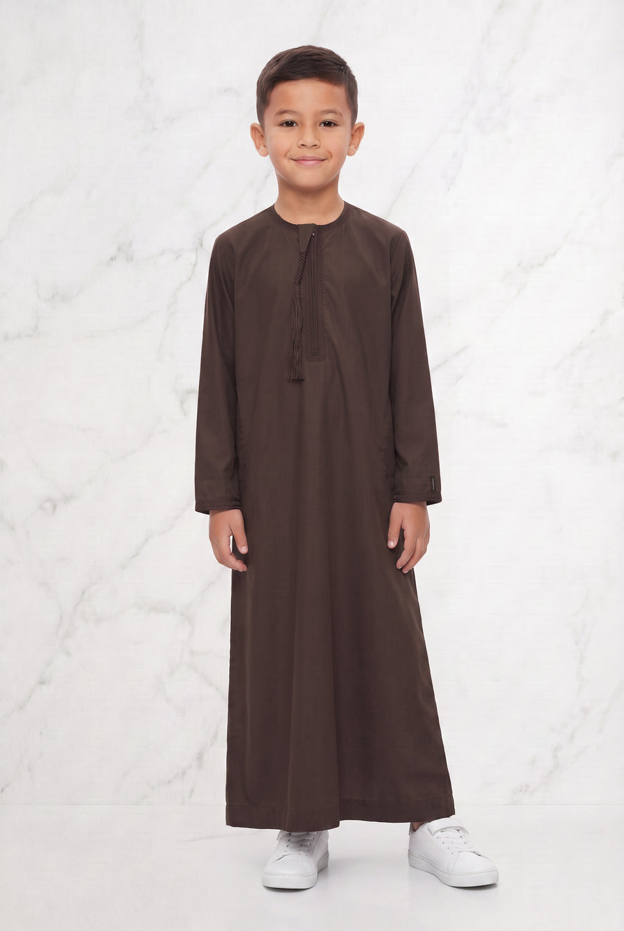 Royal Brown Omani Thobe KSB-105 Col 6