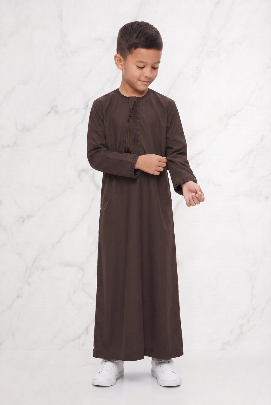 Royal Brown Omani Thobe KSB-105 Col 6