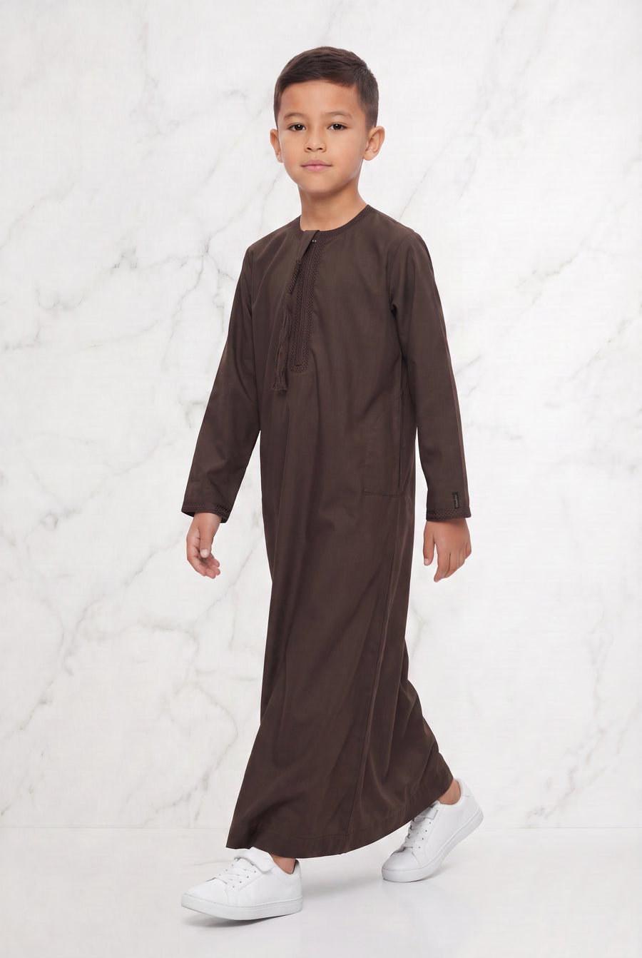 Royal Brown Omani Thobe KSB-105 Col 6