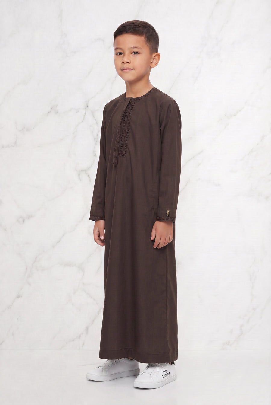 Royal Brown Omani Thobe KSB-105 Col 6