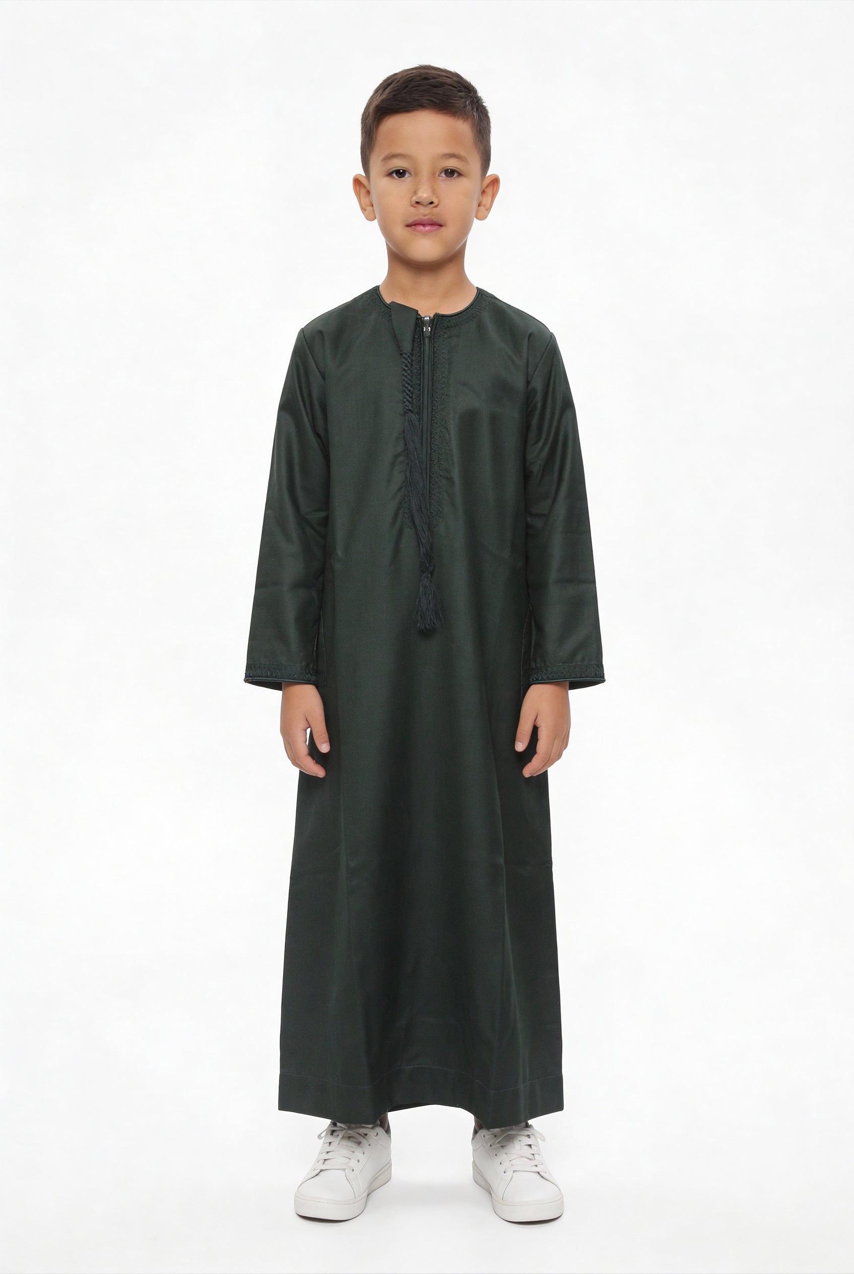 Boys Omani Thobe Olive KSB 105