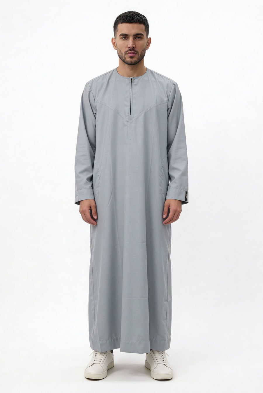 Omani Thobe Light Grey 101 Col 04