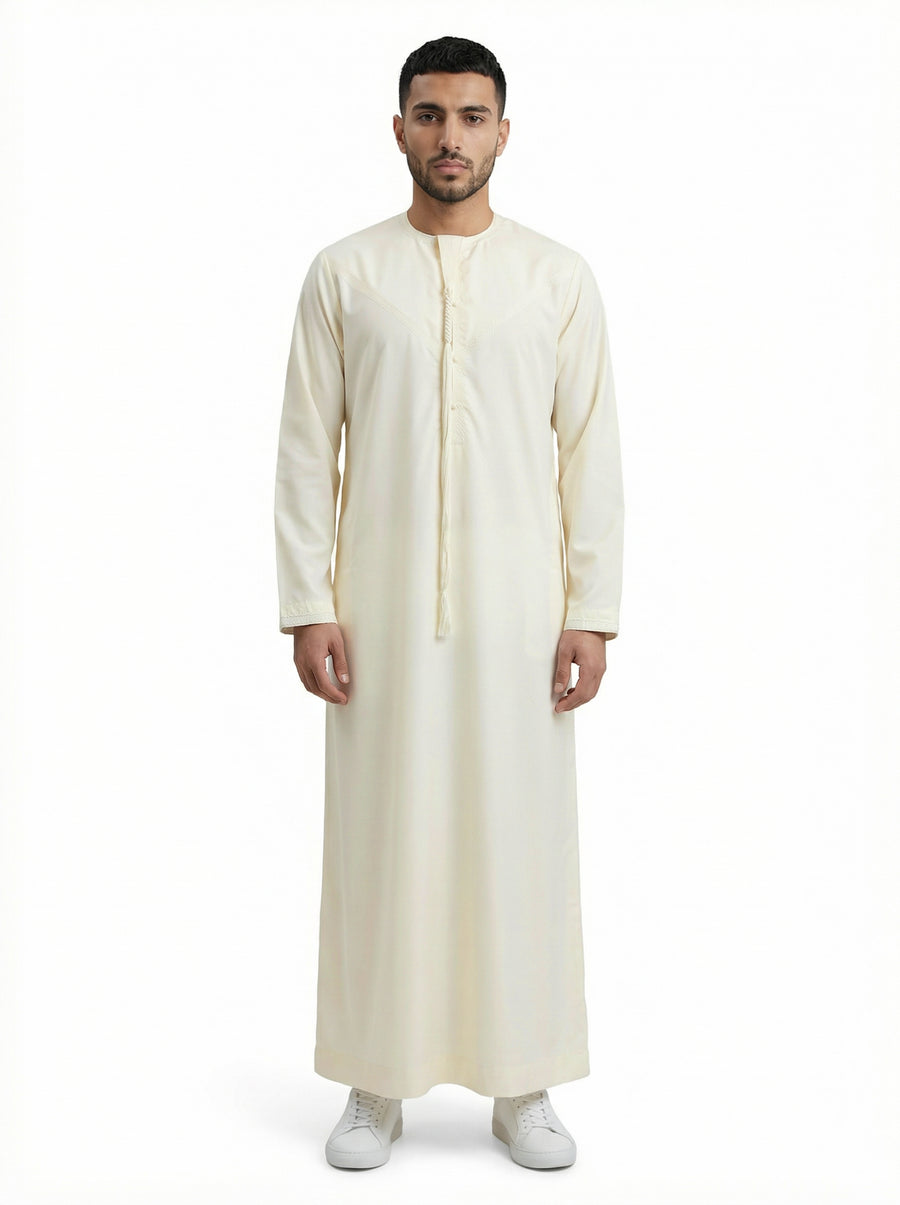 Omani Thobe Cream 107 Col 02