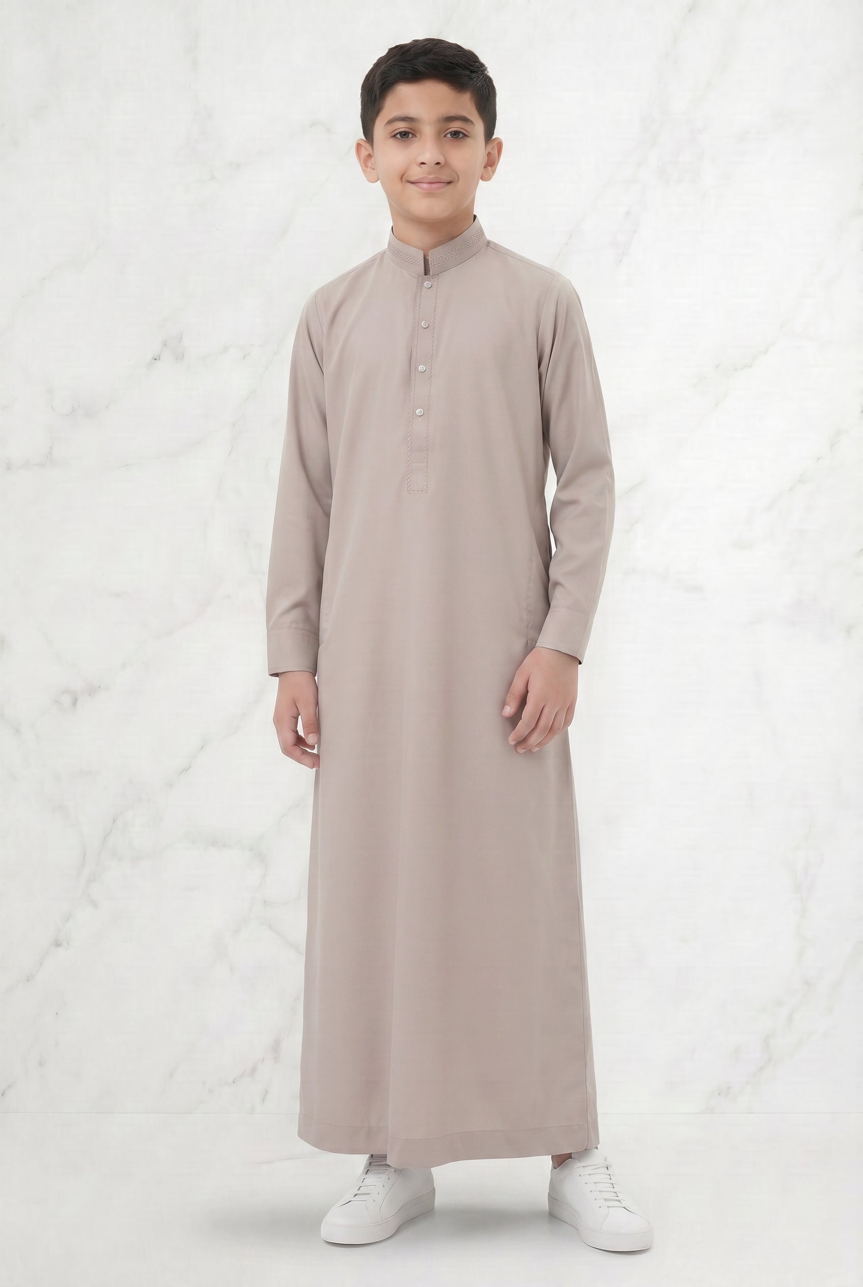 Premium Collared Kids Thobe Skin 111 Col 2