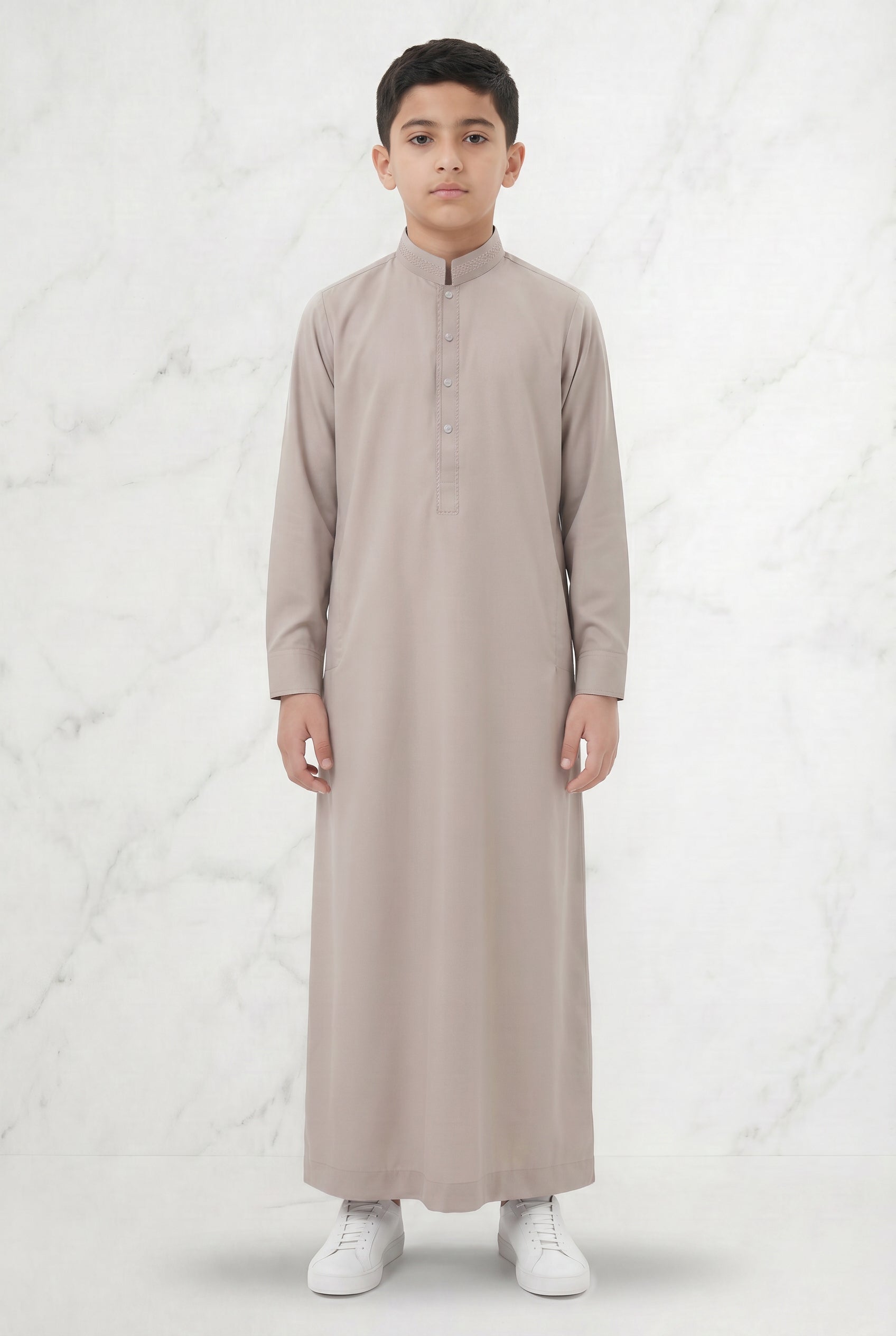 Premium Collared Kids Thobe Skin 111 Col 2