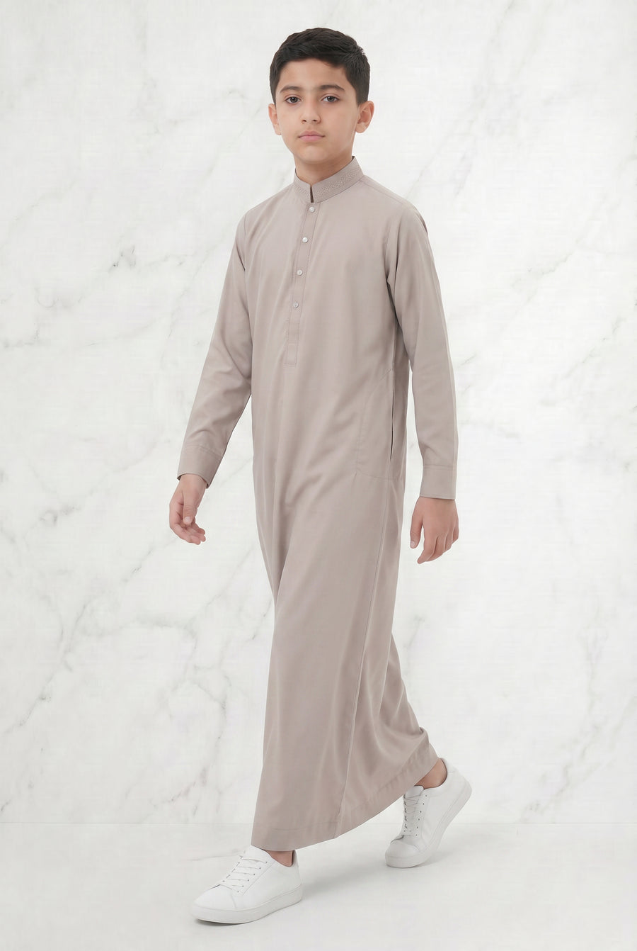Premium Collared Kids Thobe Skin 111 Col 2