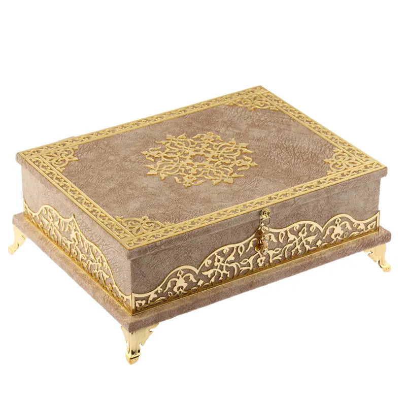Brown Opulent Large Quran Gift Set Box