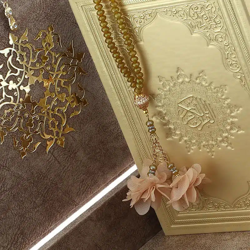 Brown Opulent Large Quran Gift Set Box