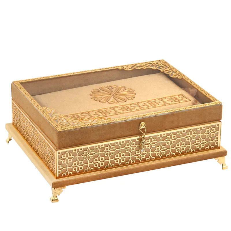 Brown Premium Large Quran Gift Set Box