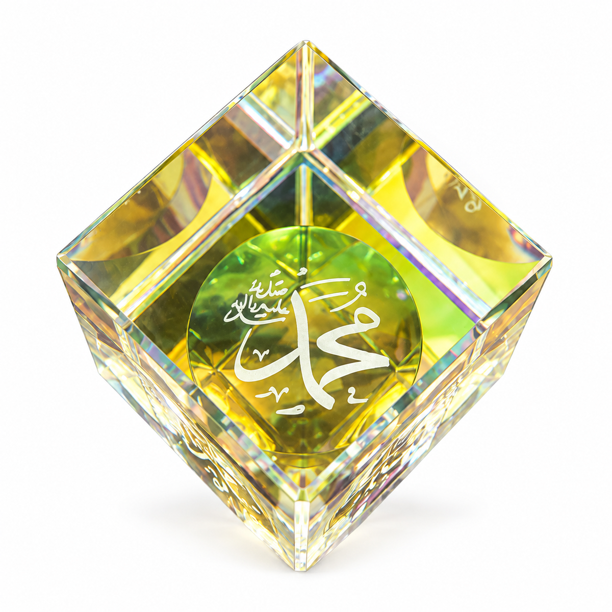 Large Allah & Muhammad Cube 812