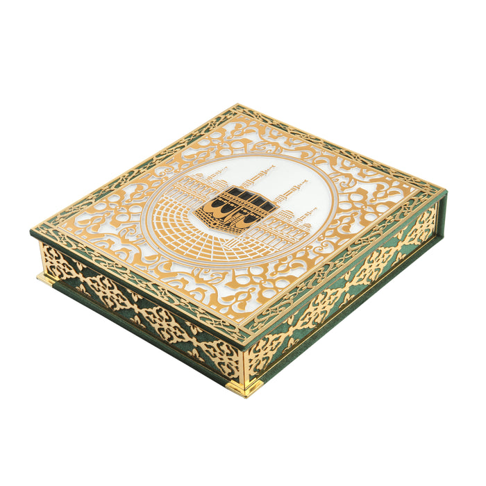 Lavish Kabah And Madinah Quran Gift Set 1057 Green 2
