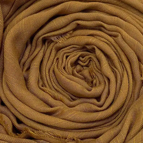 Lined Cotton Mustard Hijab
