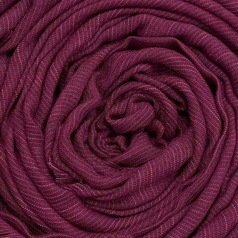Lined Cotton Raspberry Hijab