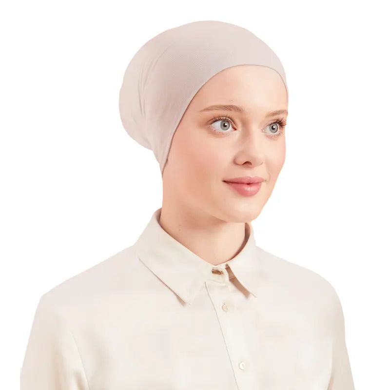 Loose Tube Stone Grey Hijab Undercap