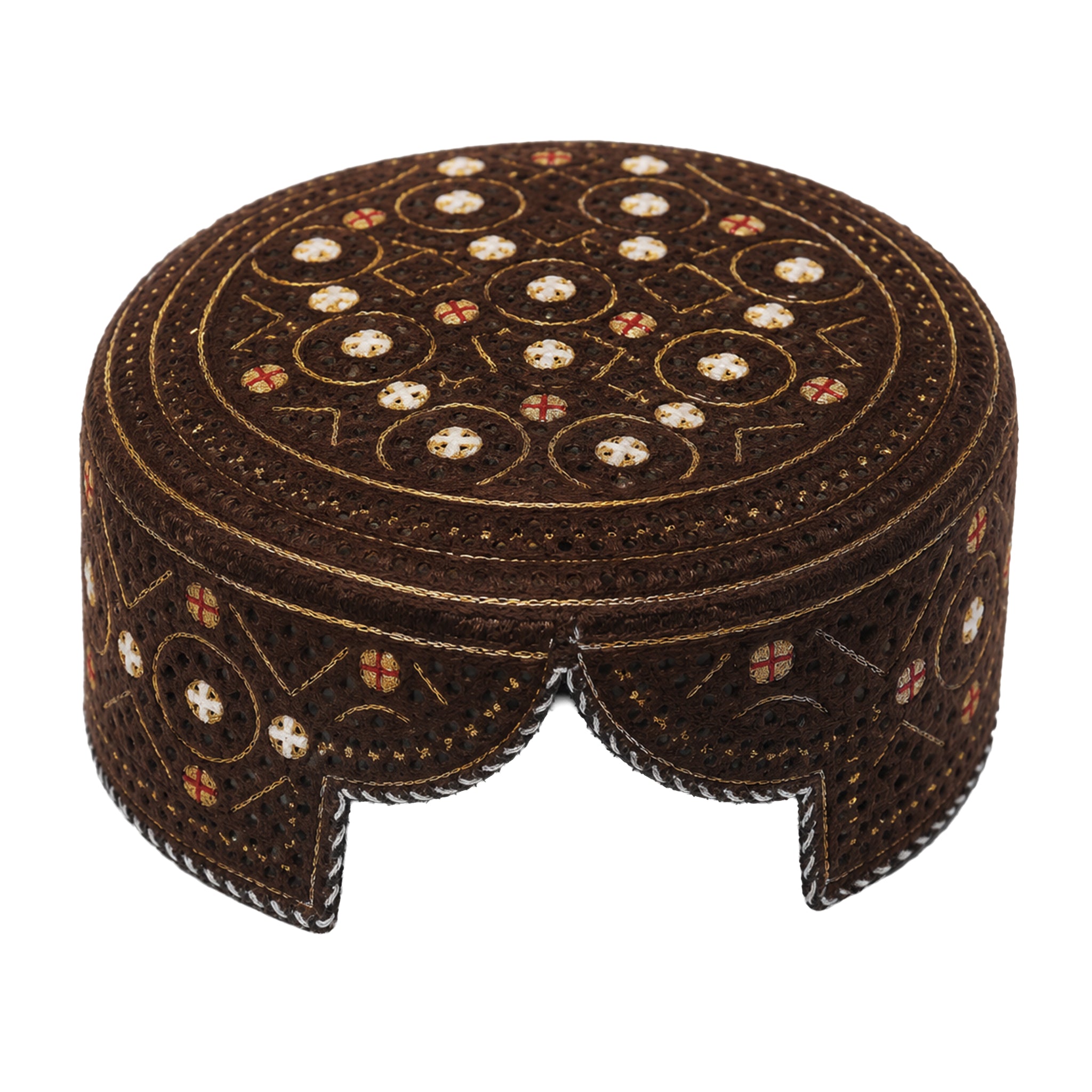 Arched Prayer Hat Brown