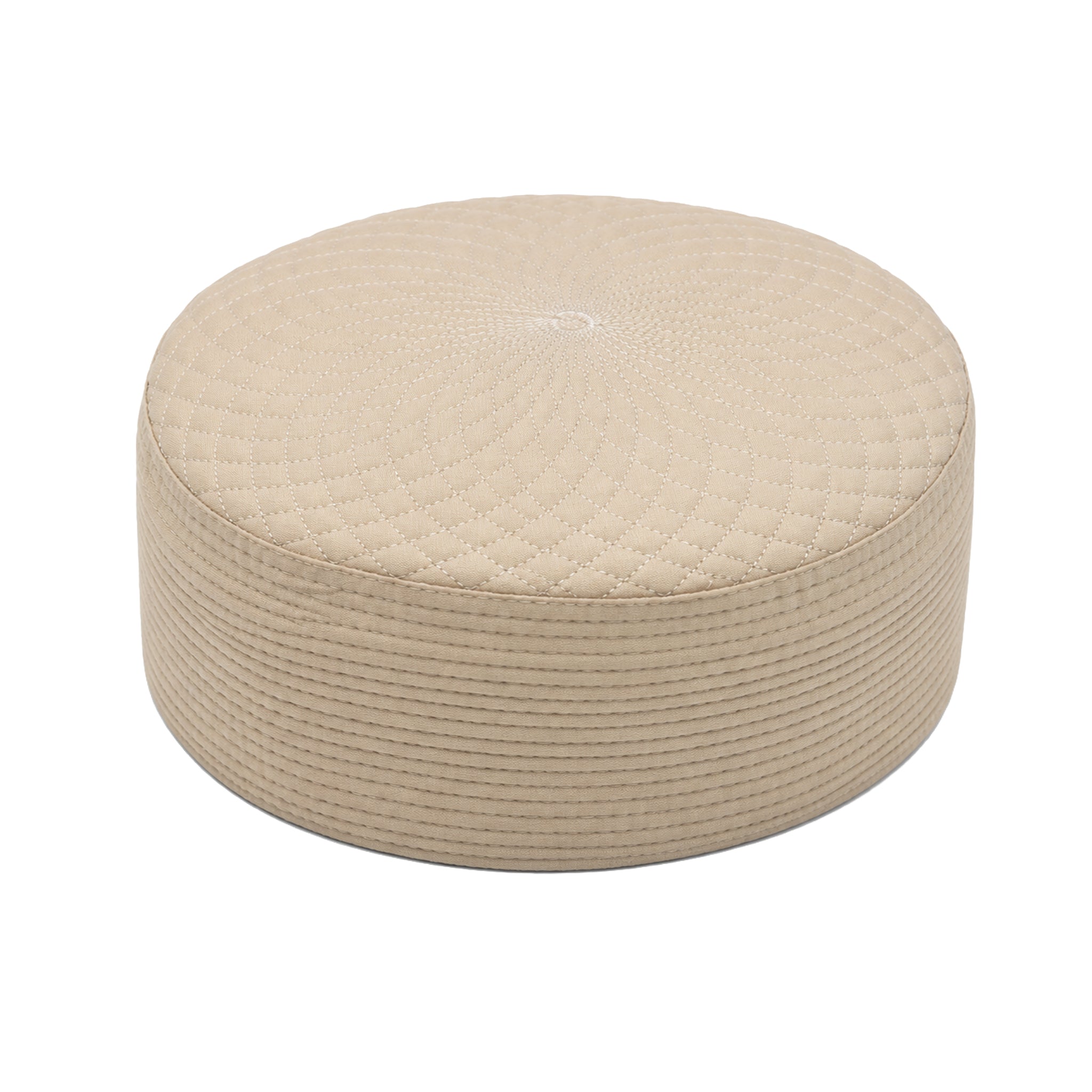 Diamond Stitch Prayer Hat Cream