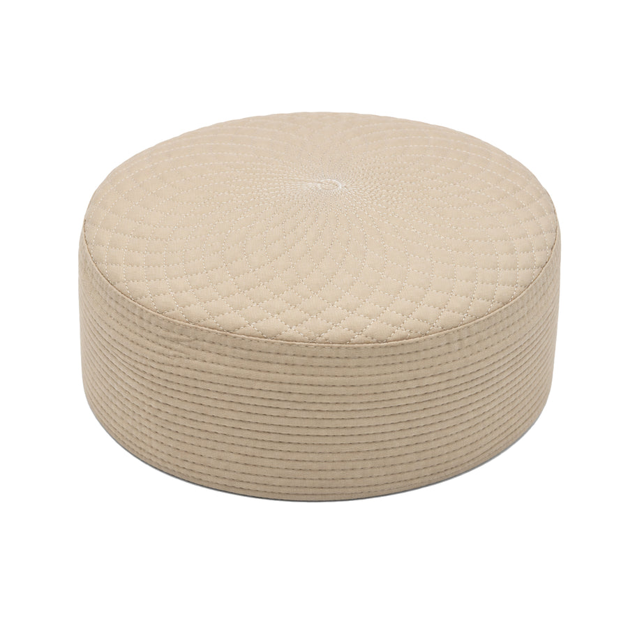 Diamond Stitch Prayer Hat Cream