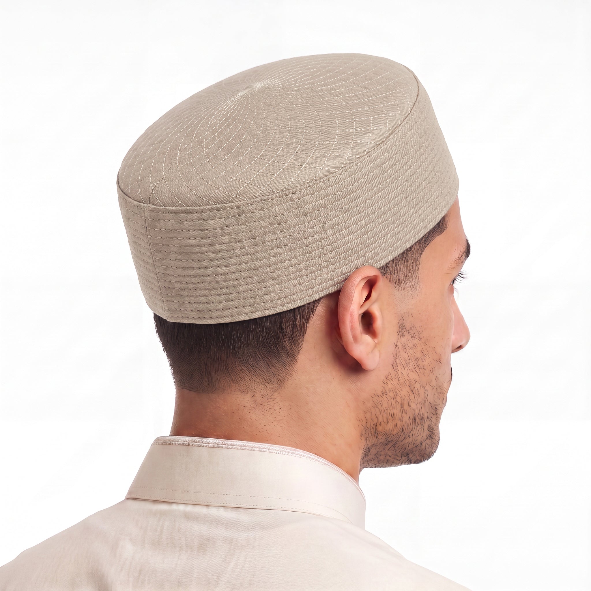 Diamond Stitch Prayer Hat Stone