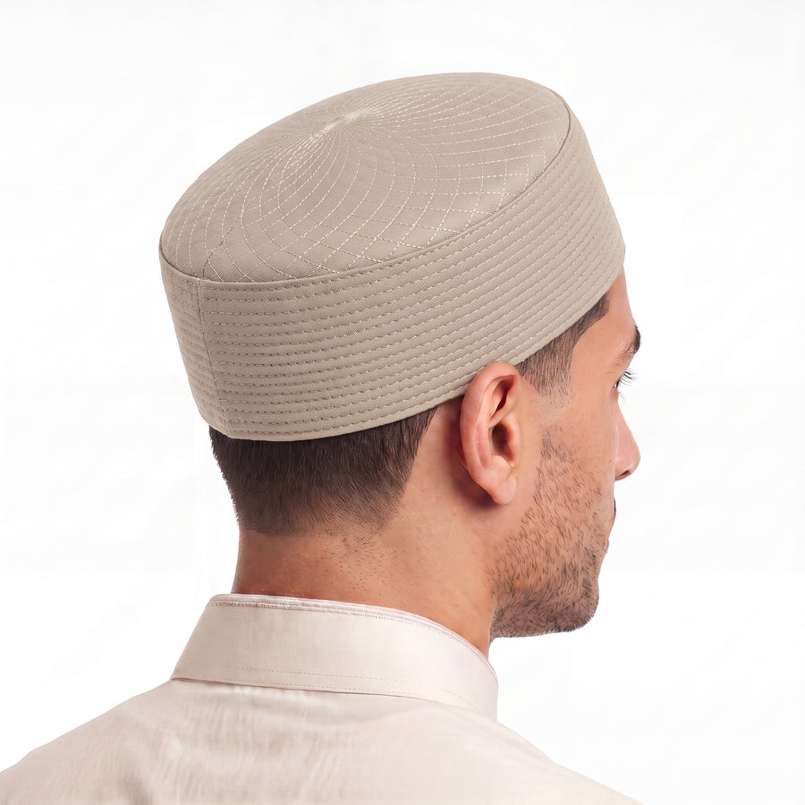 Diamond Stitch Prayer Hat Stone