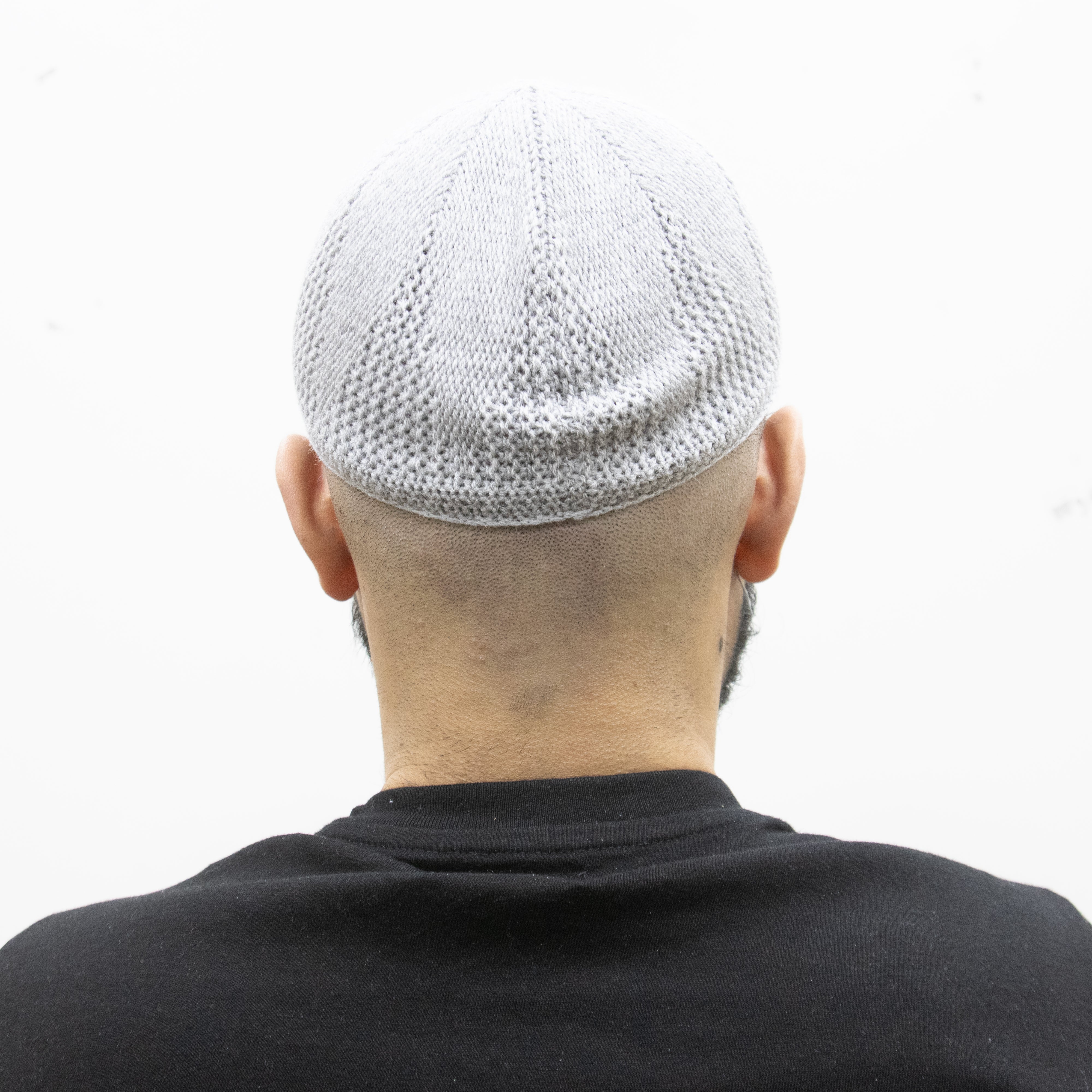Mens Knit Soft Style Hat Grey