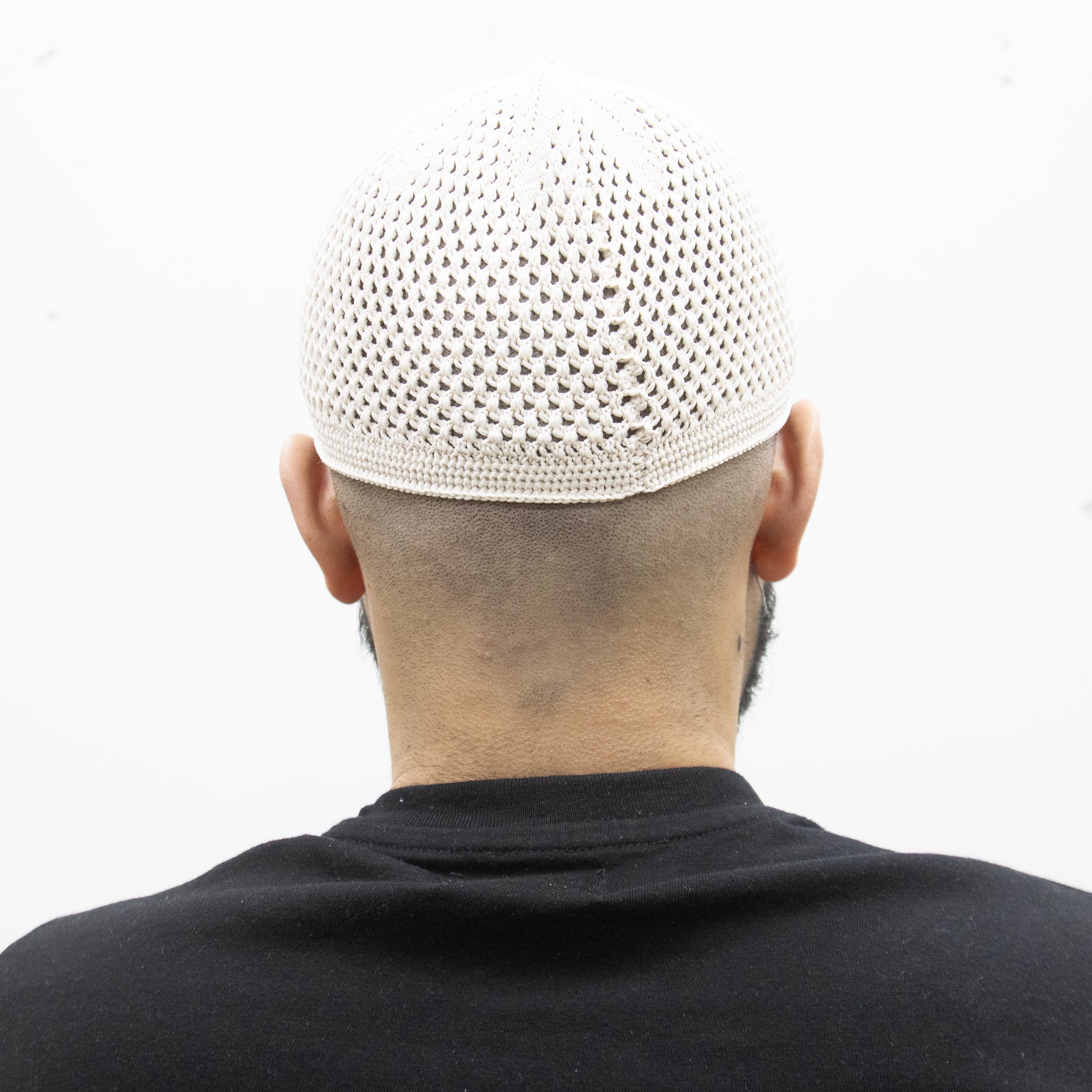 Mens Soft Touch Prayer Hat Cream