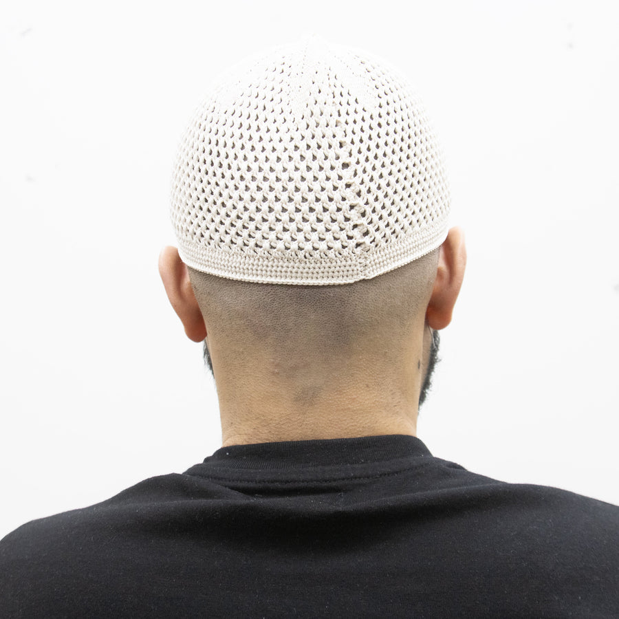 Mens Soft Touch Prayer Hat Cream
