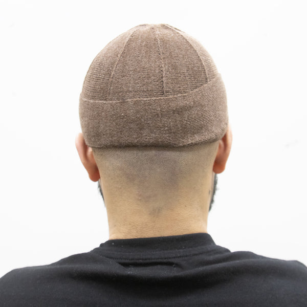 Mens Thin Folded Prayer Hat Brown
