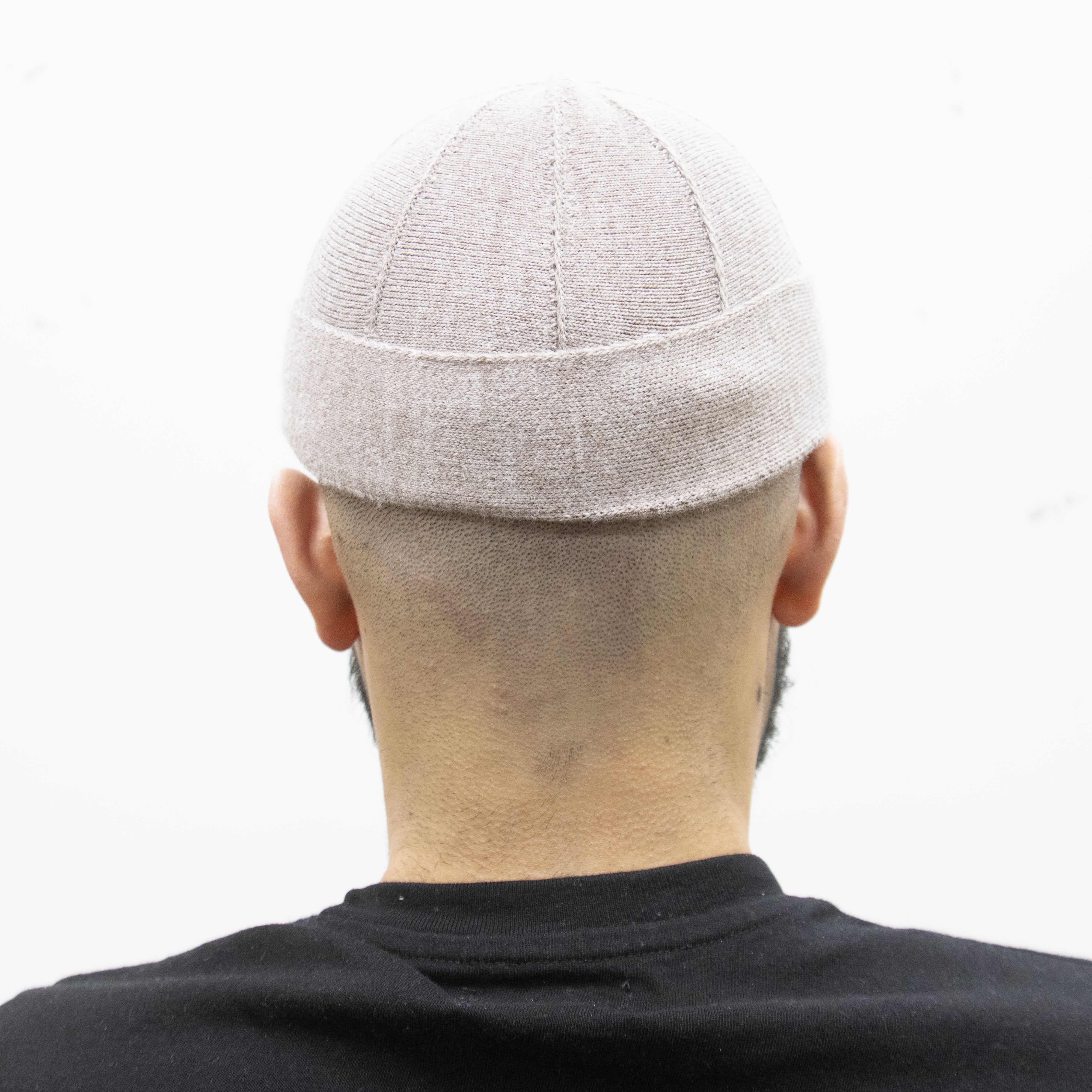 Mens Thin Folded Prayer Hat Faded Brown