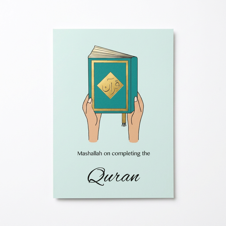 Mashallah On Completing The Quran Card
