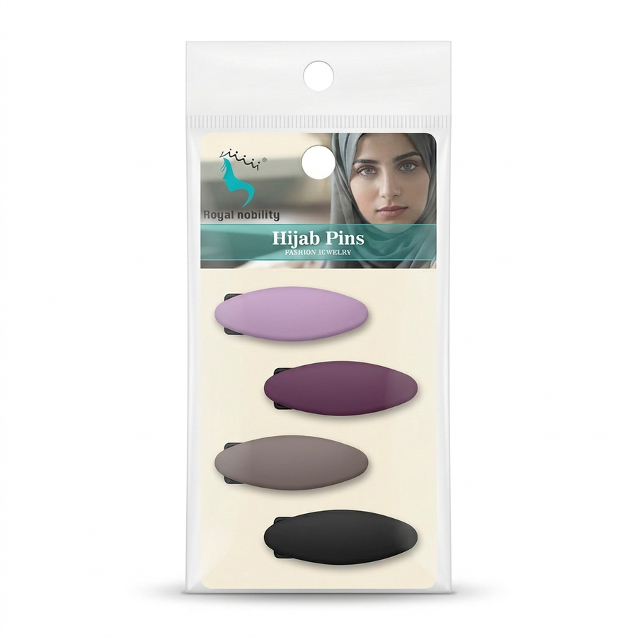 Matte Oval Hijab Pins - 2