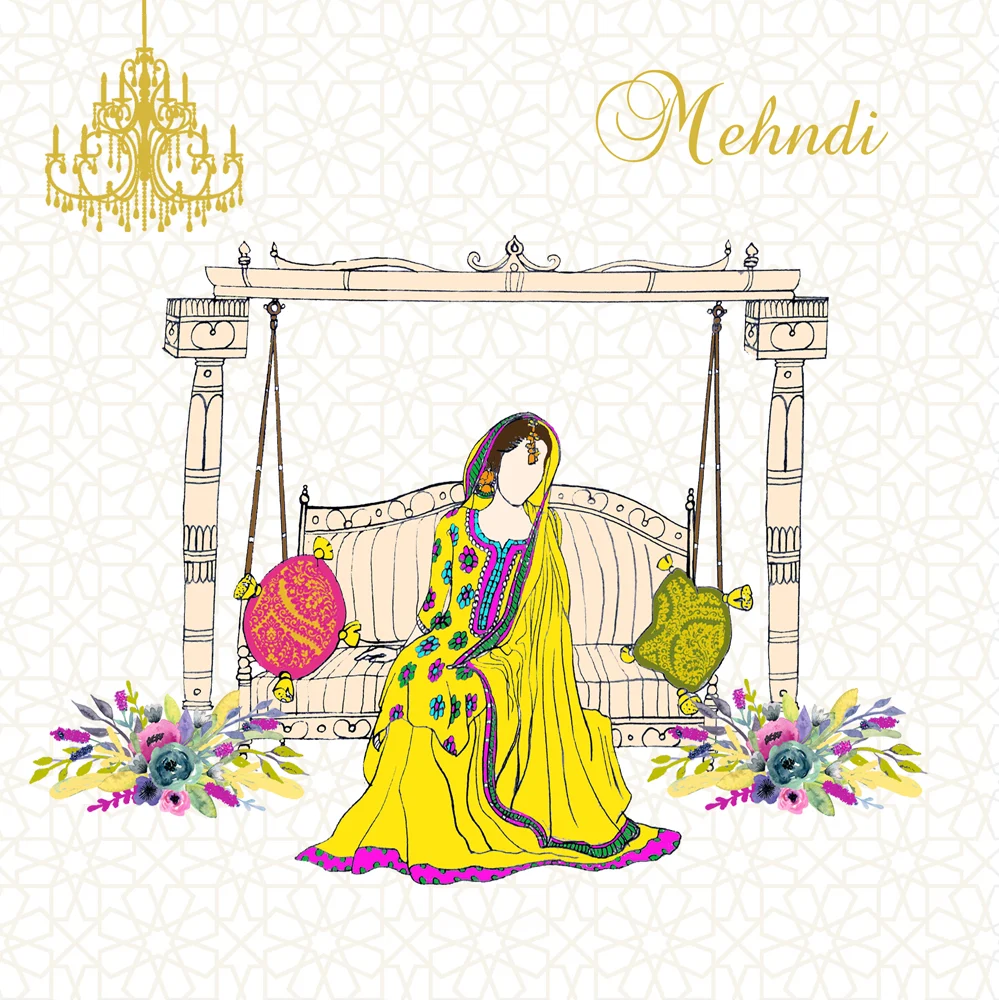 Mehndi Card