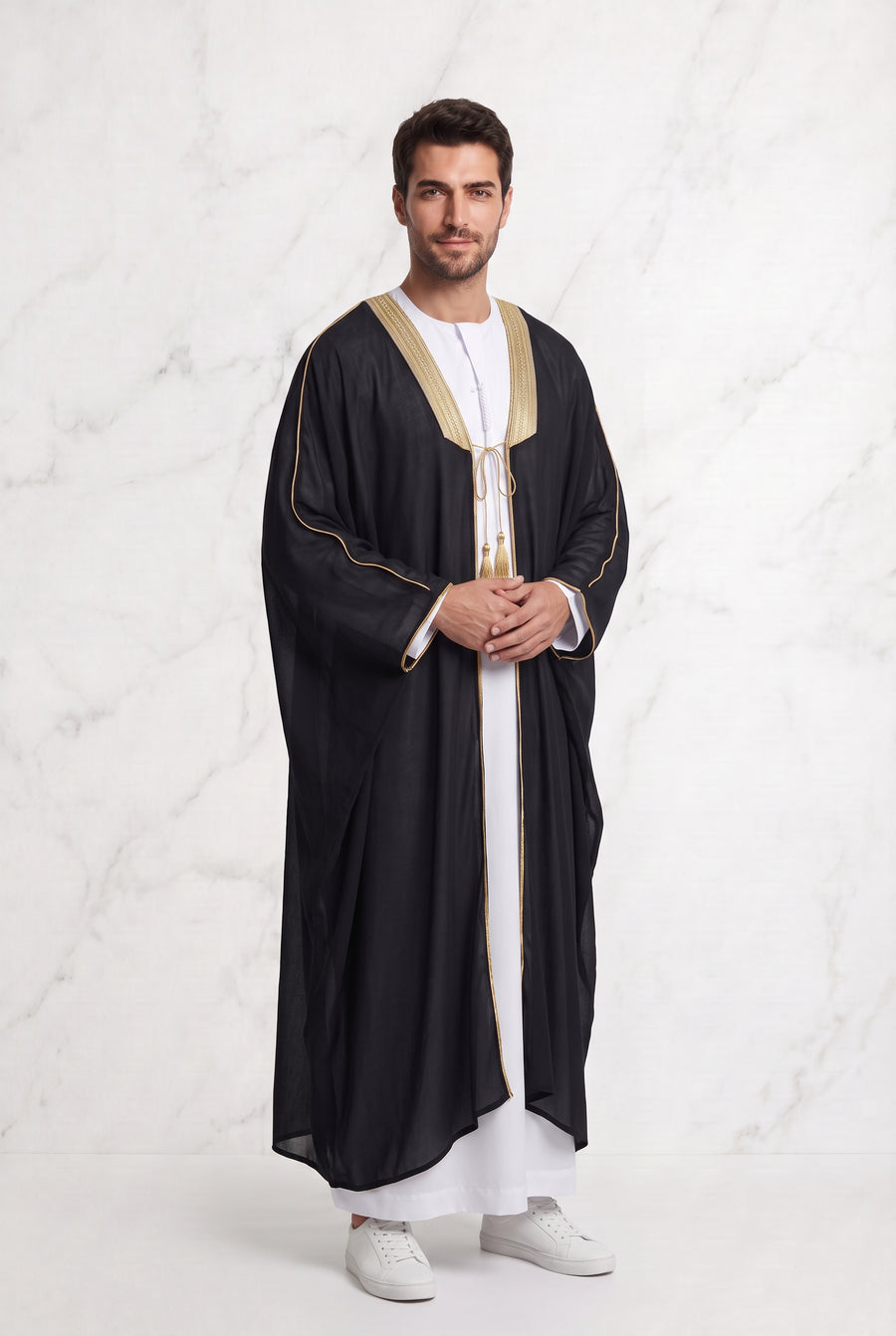 Bisht Black & Gold